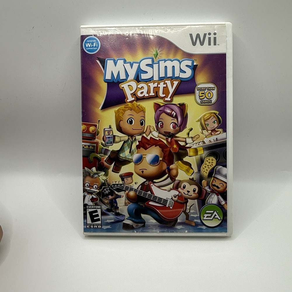 Nintendo Wii - MySims Party - My Sims - Complete w/ Manual - Tested Working
